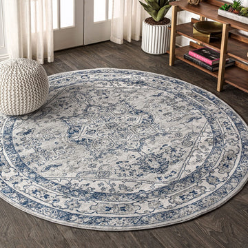 Jerica modern Persian Vintage Medallion Area Rug